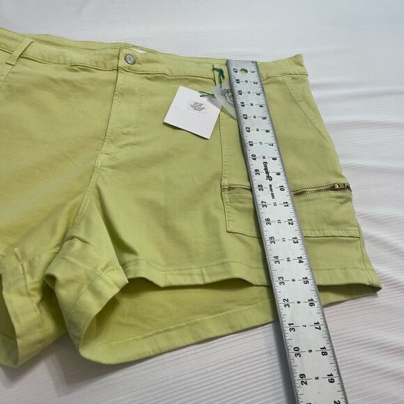 NWT PISTOLA Limeade Plus Size Shorts Size 24W New - Picture 6 of 8